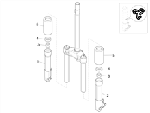 Hintere Radaufhängung/Federung - Stoßdämpfer