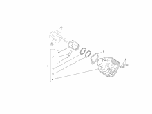 Einheit Zylinder-Kolben-Kolbenbolzen