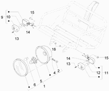 Vorderleuchten - Blinkleuchten