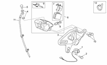 Hinterrad Scheibenbremse