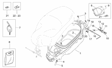 Sitz - Gepäckträger