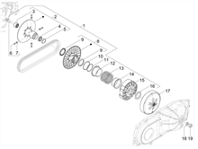 Getriebene riemenscheeiben
