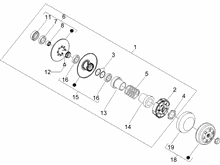 Getriebene riemenscheeiben