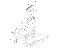 Fernschalteren - Batterie - Hupe