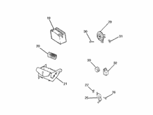 Fernschalteren - Batterie - Hupe