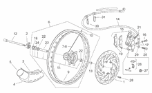 Hinterrad trommelbremse