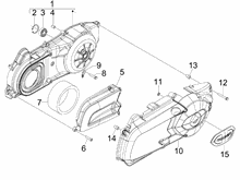 Kurbelwelledeckel - Kühlung kurbelgehäuse