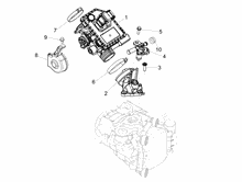 Drosselkörper - Einspritzdüse – Ansaugstutzen
