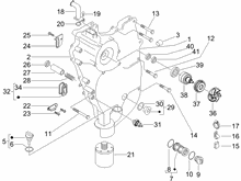 Schwungraddeckel - Ölfilter