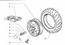 Bowdenzüge Hintere bremse-km-zähler-starter