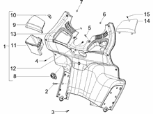 Vorderes Handschuhfach  - Schild-Rückseite