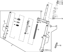 Gabel/Lenkerleitung - Steuersatz