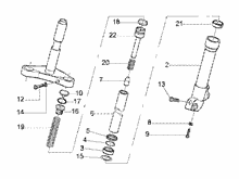 Showa bauteile gabelaufhângung