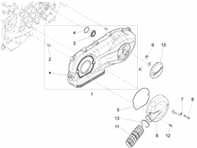 Kurbelwelledeckel - Kühlung kurbelgehäuse