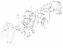 Vorderes Handschuhfach  - Schild-Rückseite