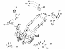 Fernschalteren - Batterie - Hupe
