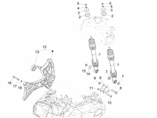 Hintere Radaufhängung - Stoßdämpfer