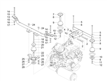 Mittlere Verklaidung - Fußraster