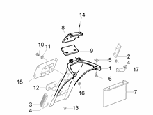 Hinterabdeckung - Kotflügellappen