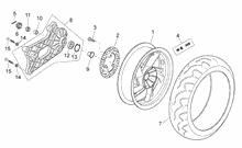 Hinterrad Scheibenbremse
