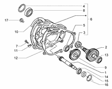 Befestigung schaltsegment