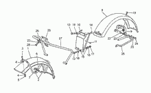 Schutzbleche vo.-hi.