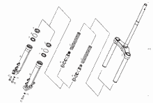 Schwinge - Stoßdämpfer