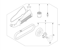 Complete wear and maintenance kit