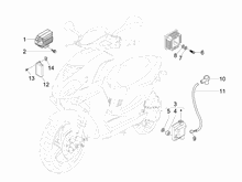 Spannungsreglerern - Elektronisches Steuergerern - Zündspule