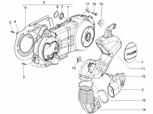 Kurbelwelledeckel - Kühlung kurbelgehäuse