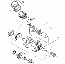 Zylinderkopf - Zylinder - Kolben