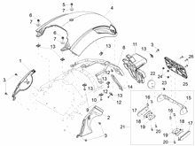 Hinteres schutzblech