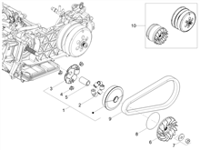Antriebshalbriemenscheibe
