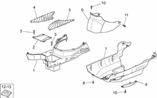 Rear headlight - Top box