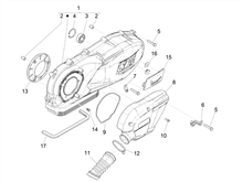 Kurbelwelledeckel - Kühlung kurbelgehäuse