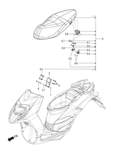 Hinterabdeckung - Kotflügellappen