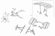 Schwinge - Stoßdämpfer
