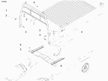 Mittlere Verklaidung - Fußraster