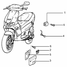 Bowdenzüge Hintere bremse-km-zähler-starter