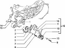 Befestigung schaltsegment
