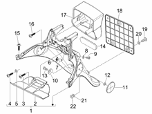 Hinterabdeckung - Kotflügellappen