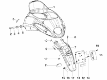 Hinterabdeckung - Kotflügellappen