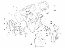 Vorderes Handschuhfach  - Schild-Rückseite
