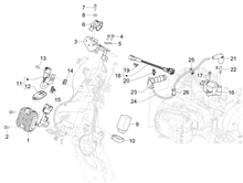 Spannungsreglerern - Elektronisches Steuergerern - Zündspule
