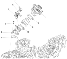 Drosselkörper - Einspritzdüse – Ansaugstutzen