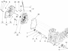 Schwungraddeckel - Ölfilter