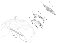 Hinterabdeckung - Kotflügellappen