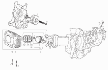 Zylinderkopf - Zylinder - Kolben