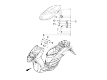 Hinterabdeckung - Kotflügellappen