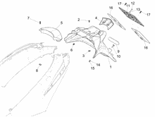 Hinterabdeckung - Kotflügellappen